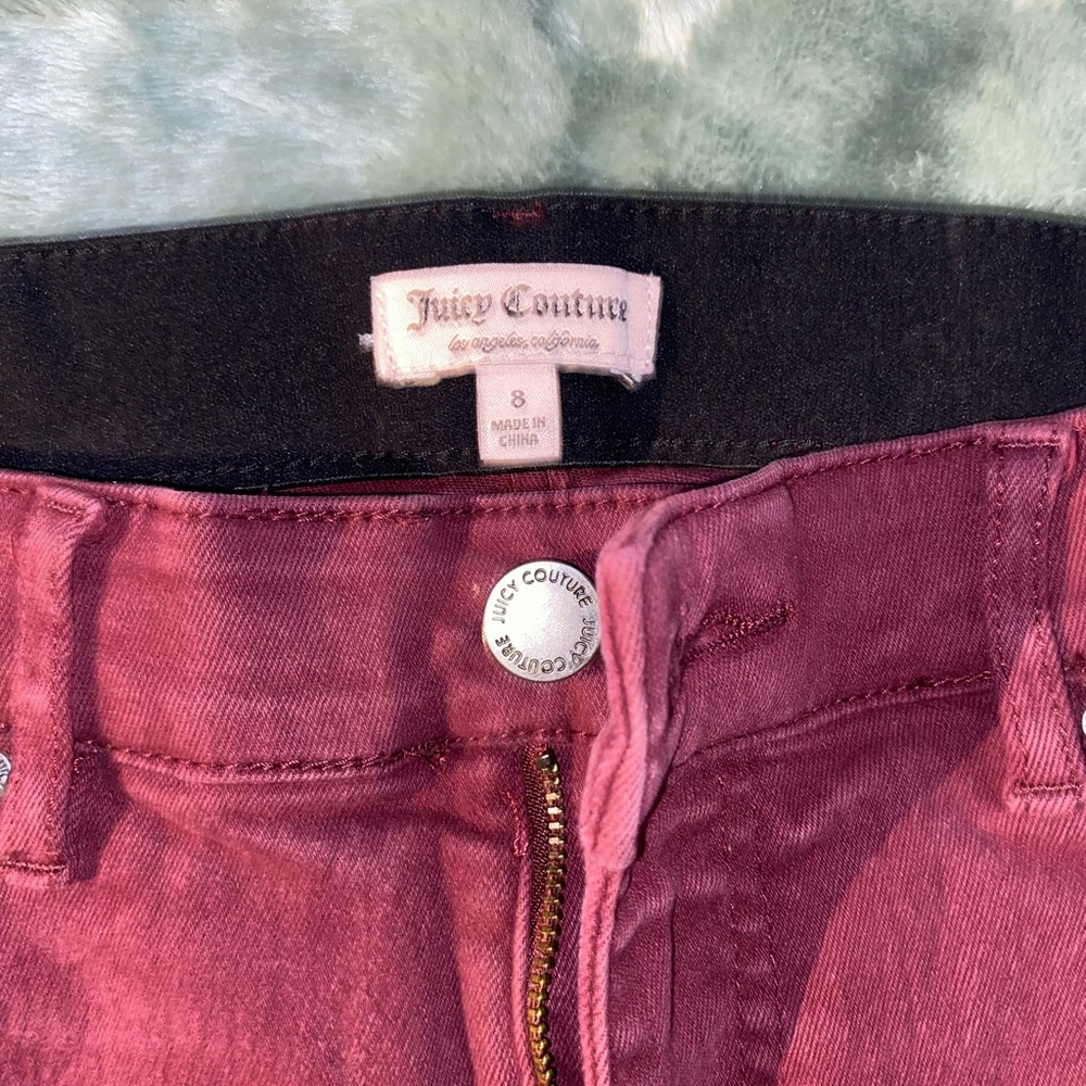 Juicy Couture Burgundy Denim